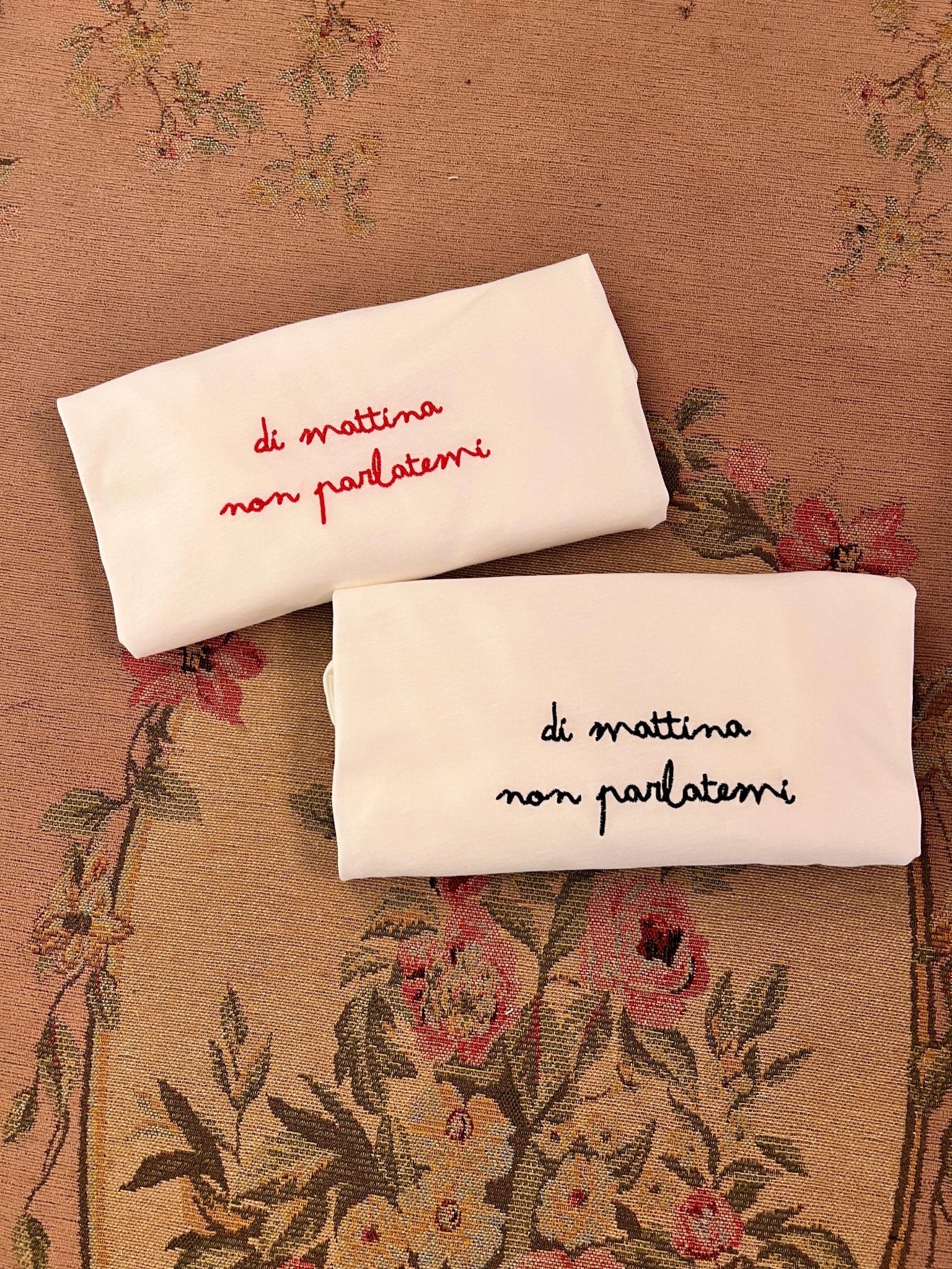 T-shirt di mattina non parlatemi - Carlo Deni