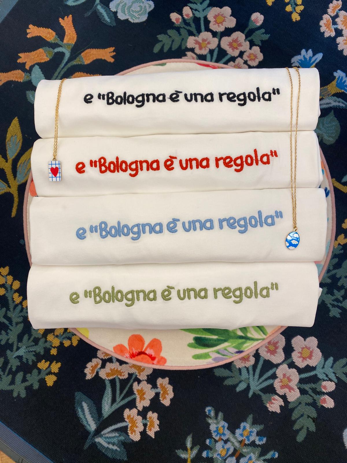 T-shirt E "Bologna è una regola" - Carlo Deni