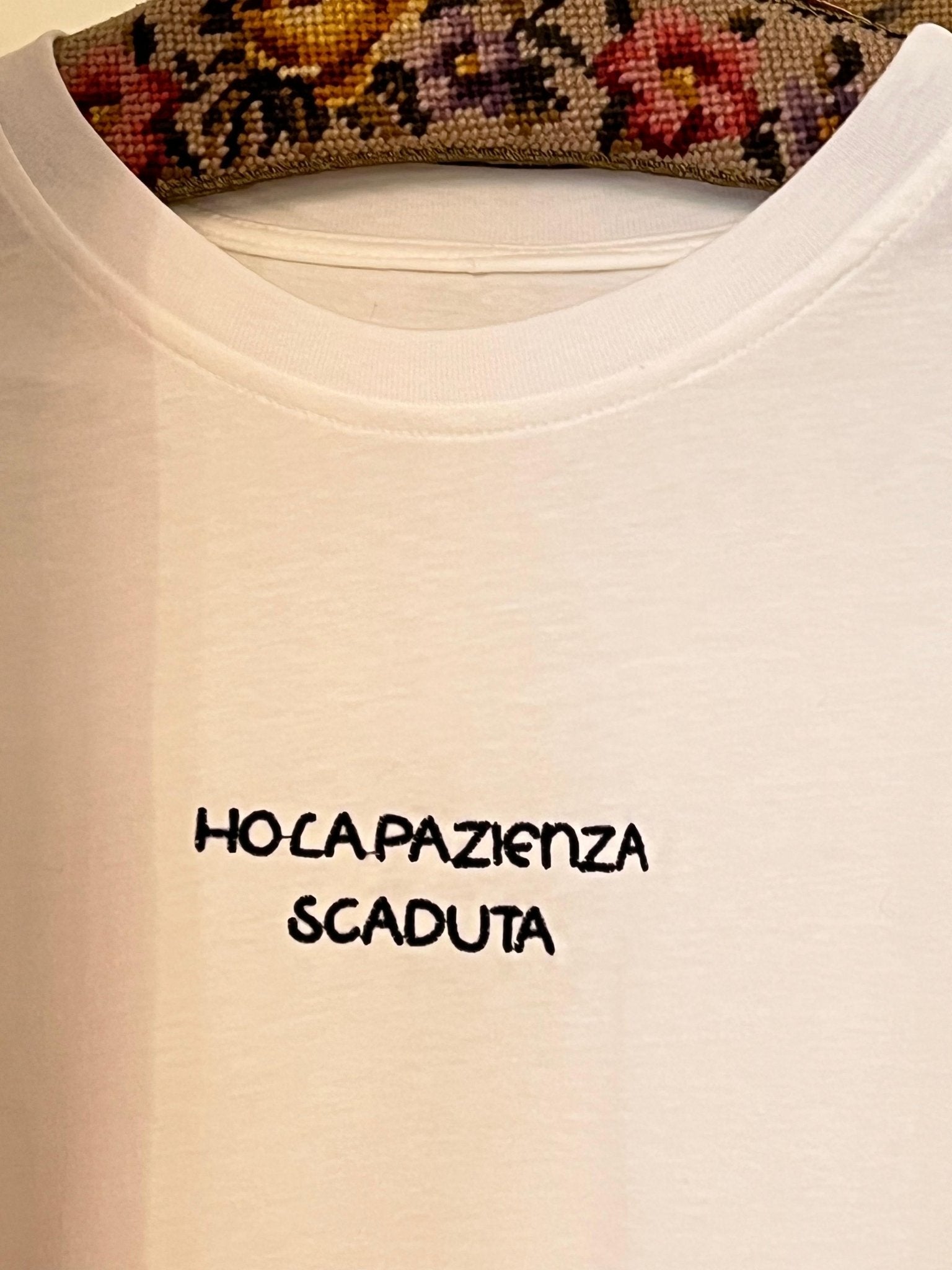 T-shirt ho la pazienza scaduta - Carlo Deni