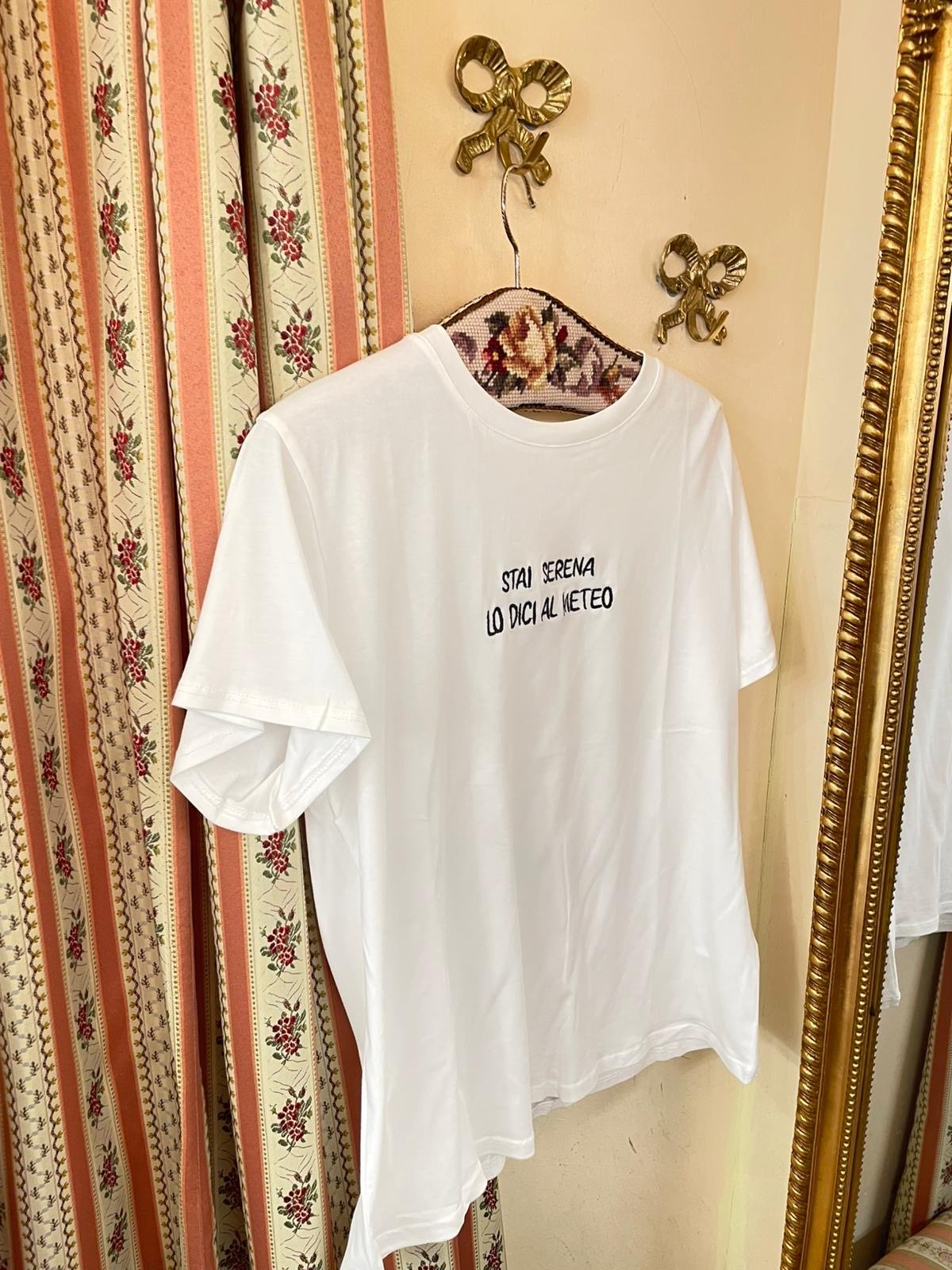 T-shirt stai serena lo dici al meteo - Carlo Deni