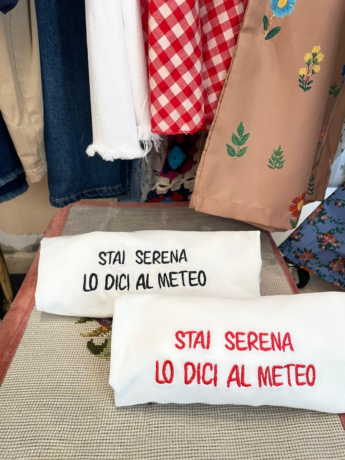 T-shirt stai serena lo dici al meteo - Carlo Deni