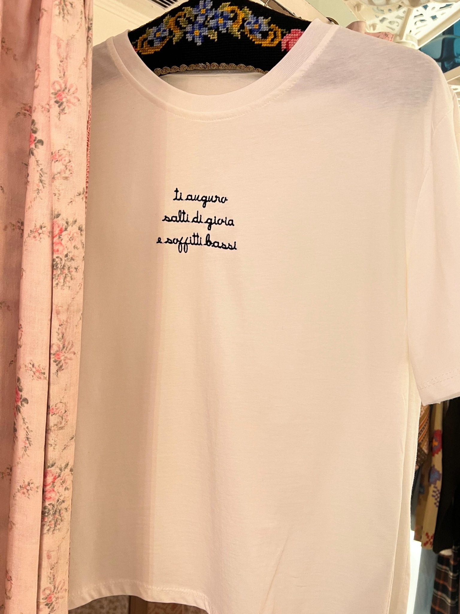 T-shirt ti auguro salti di gioia e soffitti bassi - Carlo Deni