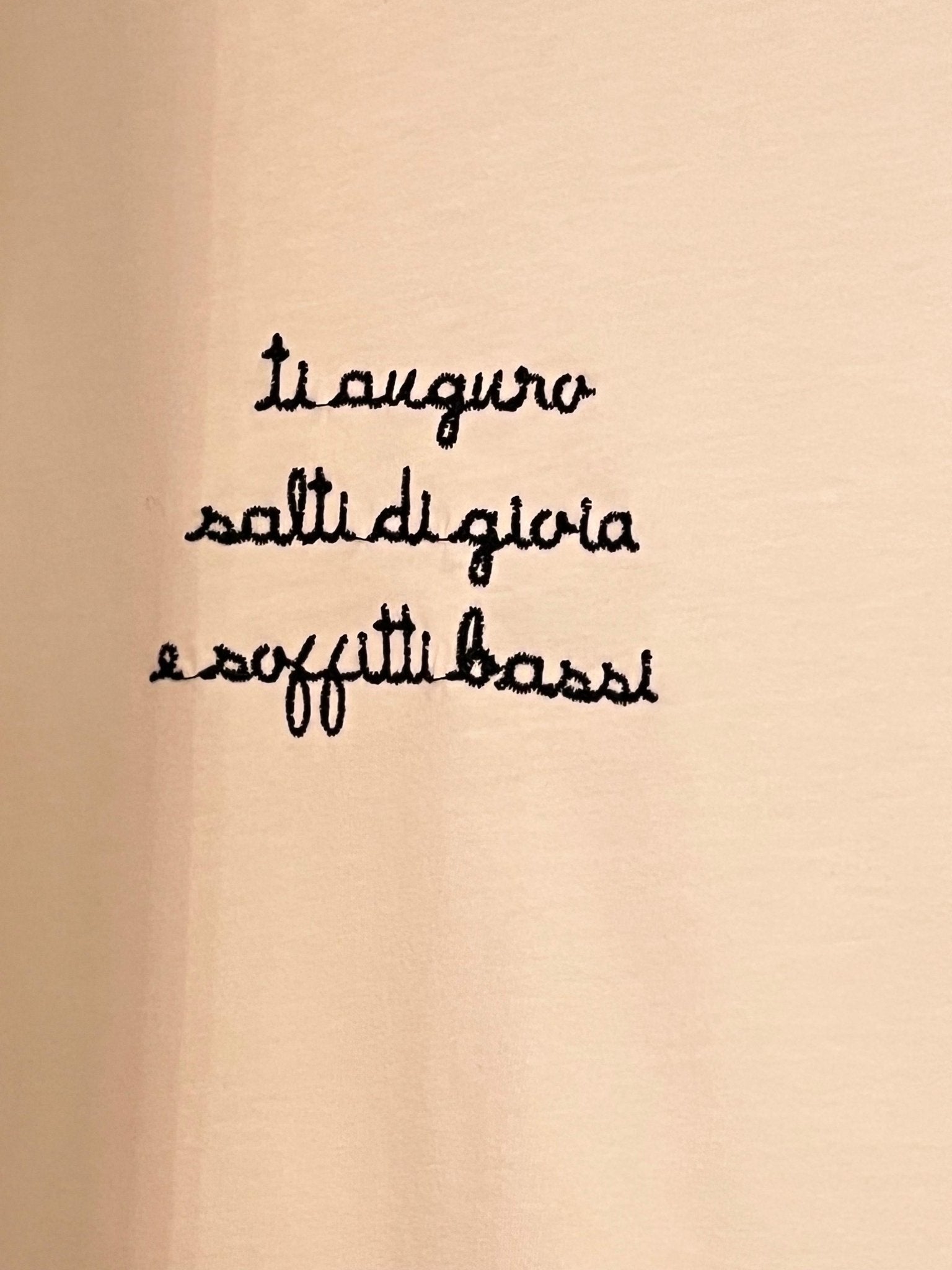 T-shirt ti auguro salti di gioia e soffitti bassi - Carlo Deni