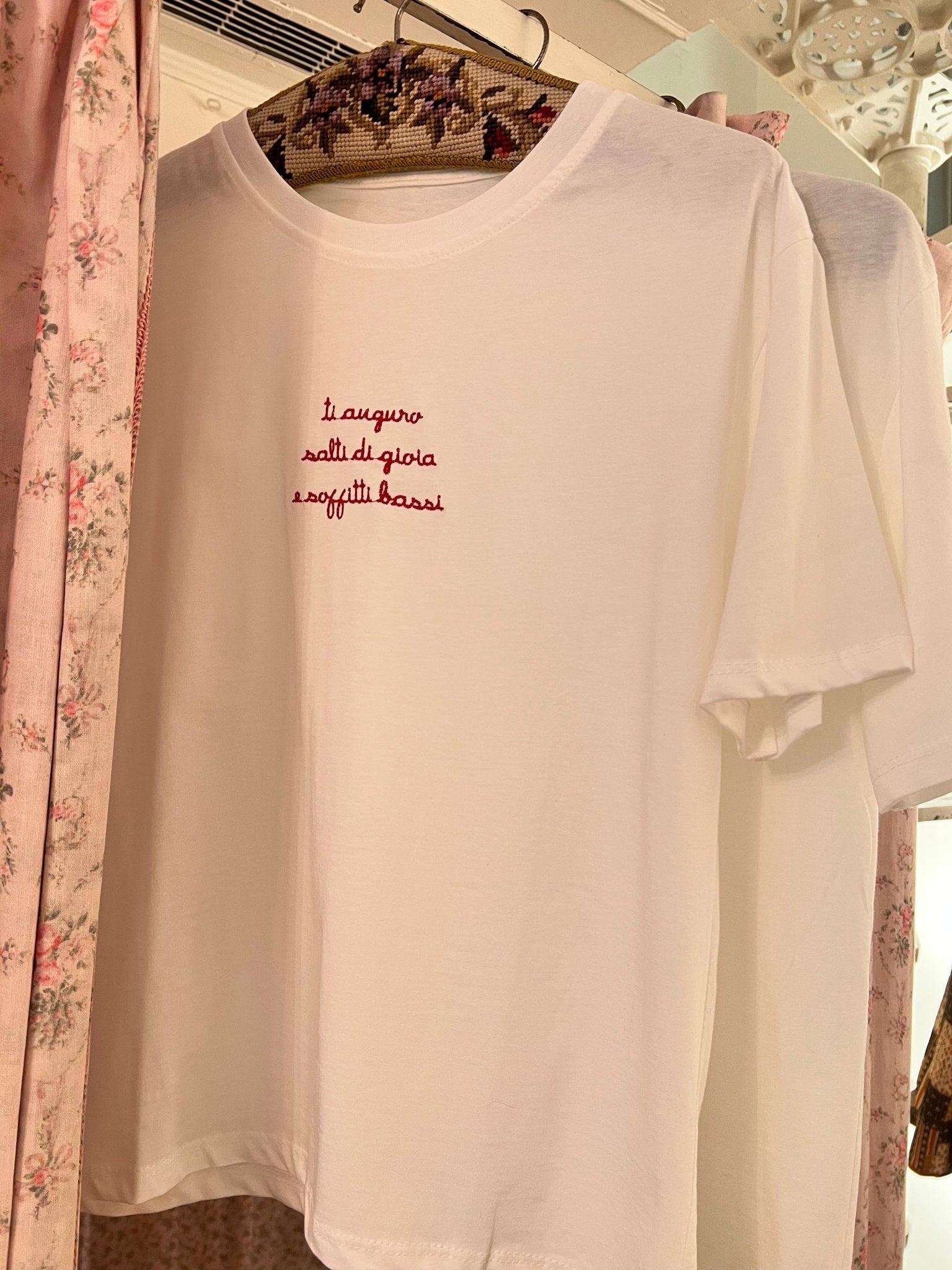 T-shirt ti auguro salti di gioia e soffitti bassi - Carlo Deni