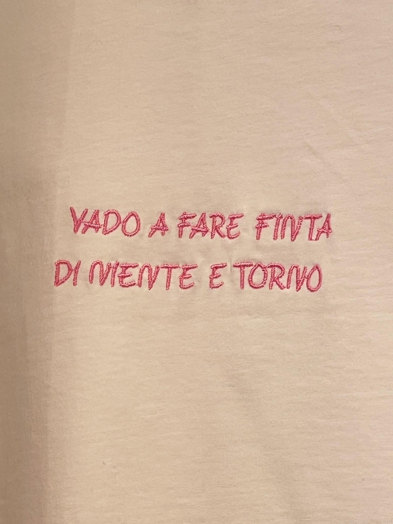 T-shirt Vado a fare finta di niente e torno - Carlo Deni