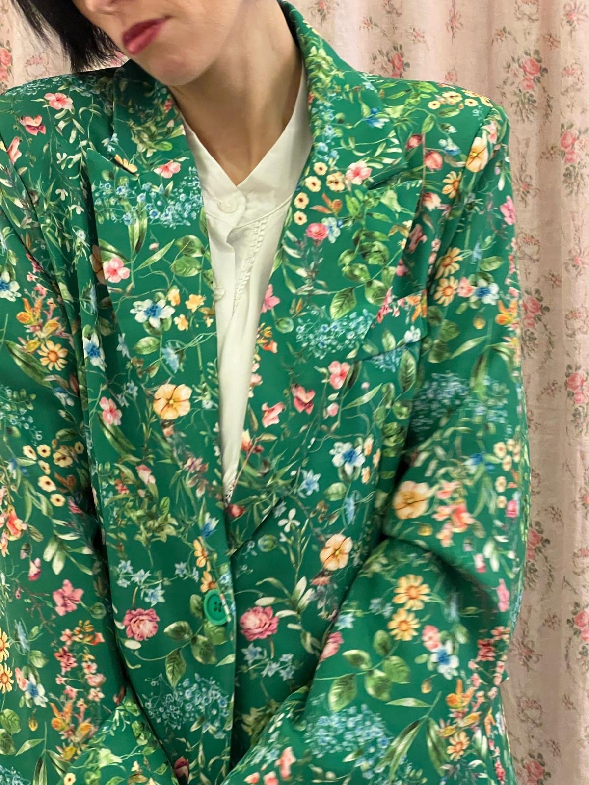 Blazer Flora Green - Carlo Deni