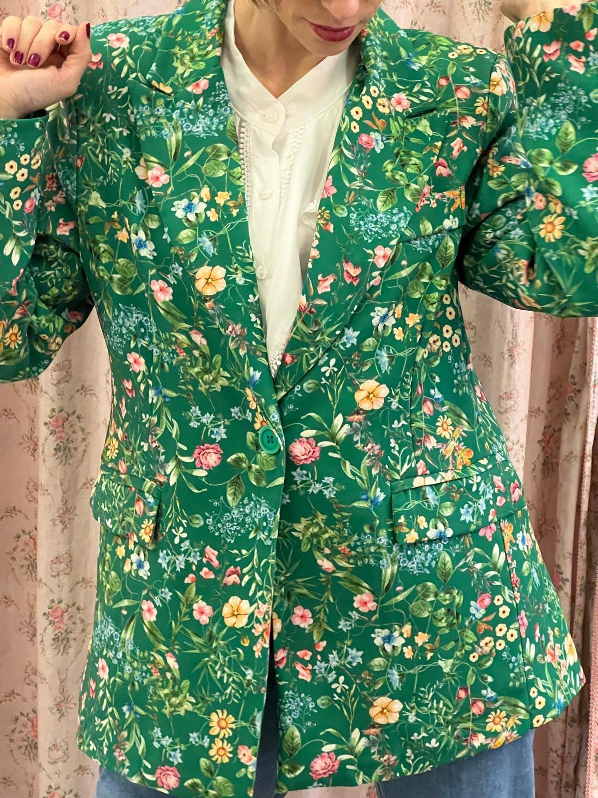 Blazer Flora Green - Carlo Deni